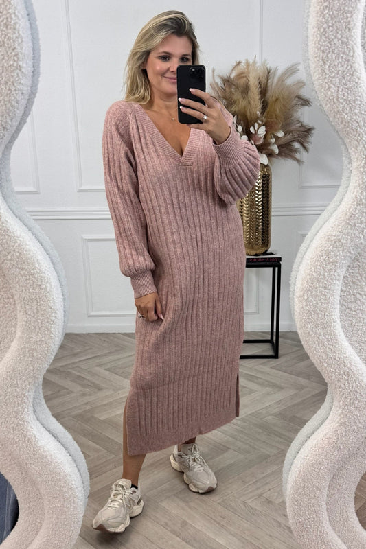 Élora™ | Robe Cozy Élégante - Rose Ancien